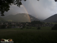 Regenbogen über Ruhpolding 5. August 2012